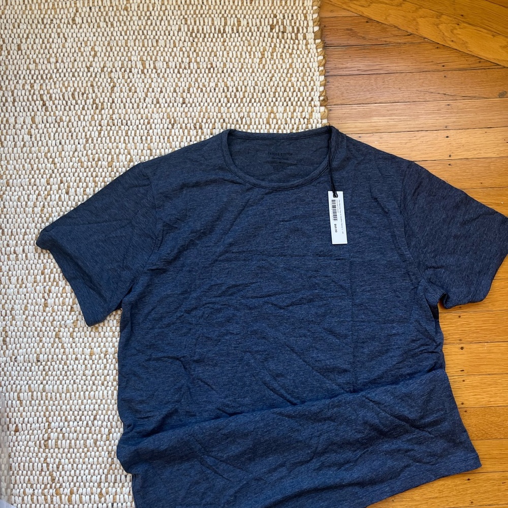 Taylor stitch Merino Navy Blue T-Shirt